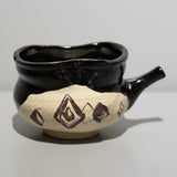 【酒器展】寺田鉄平 / 黒織部注器（一点物）