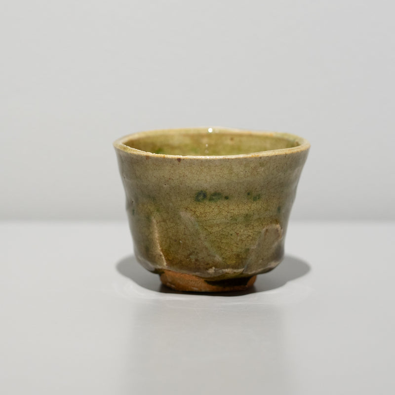 【酒器展】寺田鉄平 / 織部ぐい吞（一点物）