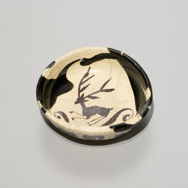 【酒器展】寺田鉄平 / 黒織部ぐい吞（一点物）