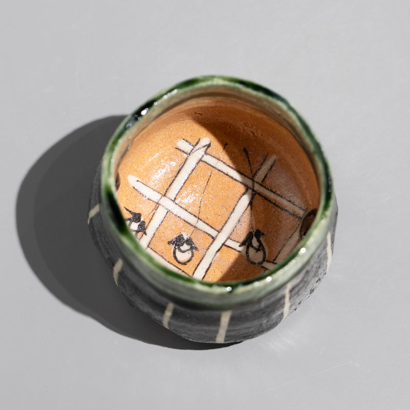 澤克典 / 織部 ぐい呑（一点物） – HULS GALLERY TOKYO | 現代工芸