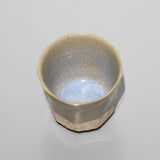 <tc>Hosai Matsubayashi / Sake Cup Geppaku Glaze (Silver Paint)</tc>