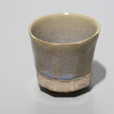 <tc>Hosai Matsubayashi / Sake Cup Geppaku Glaze (Silver Paint)</tc>