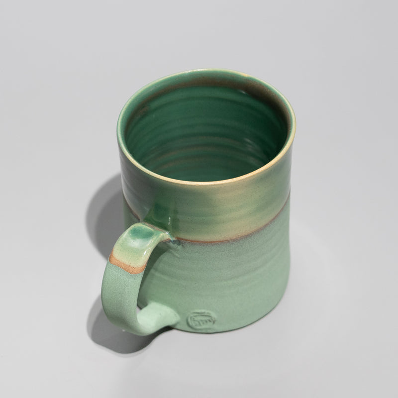 <tc>Sho Kumamoto / Two-tone Mug Cat (Green)</tc>