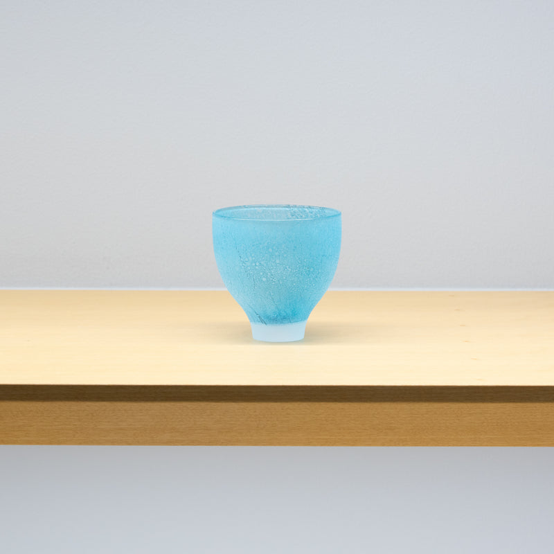 【酒器展】関野ゆうこ / 蒼の重なり 酒盃 B（一点物）