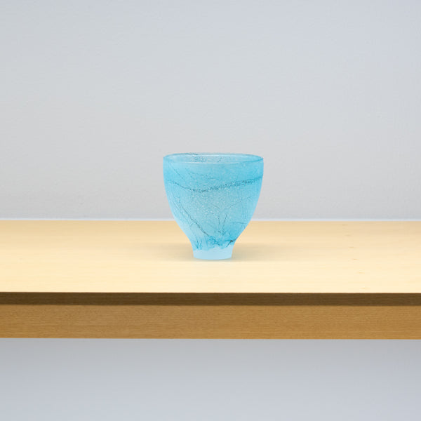【酒器展】関野ゆうこ / 蒼の重なり 酒盃 C（一点物）