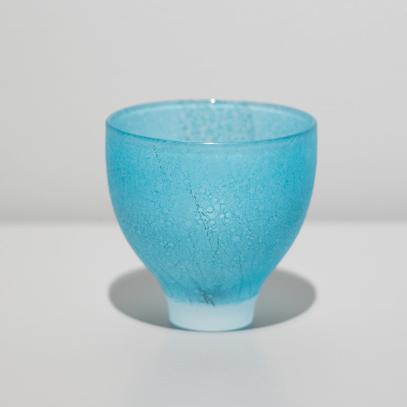 【酒器展】関野ゆうこ / 蒼の重なり 酒盃 B（一点物）
