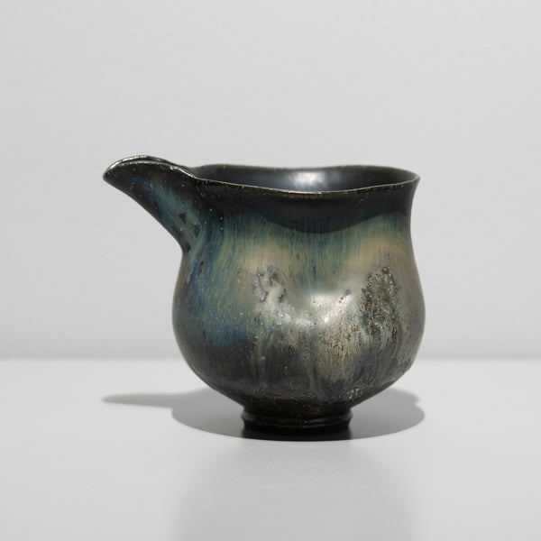 【酒器展】徳永榮二郎 / 黒有田 筒片口（一点物）