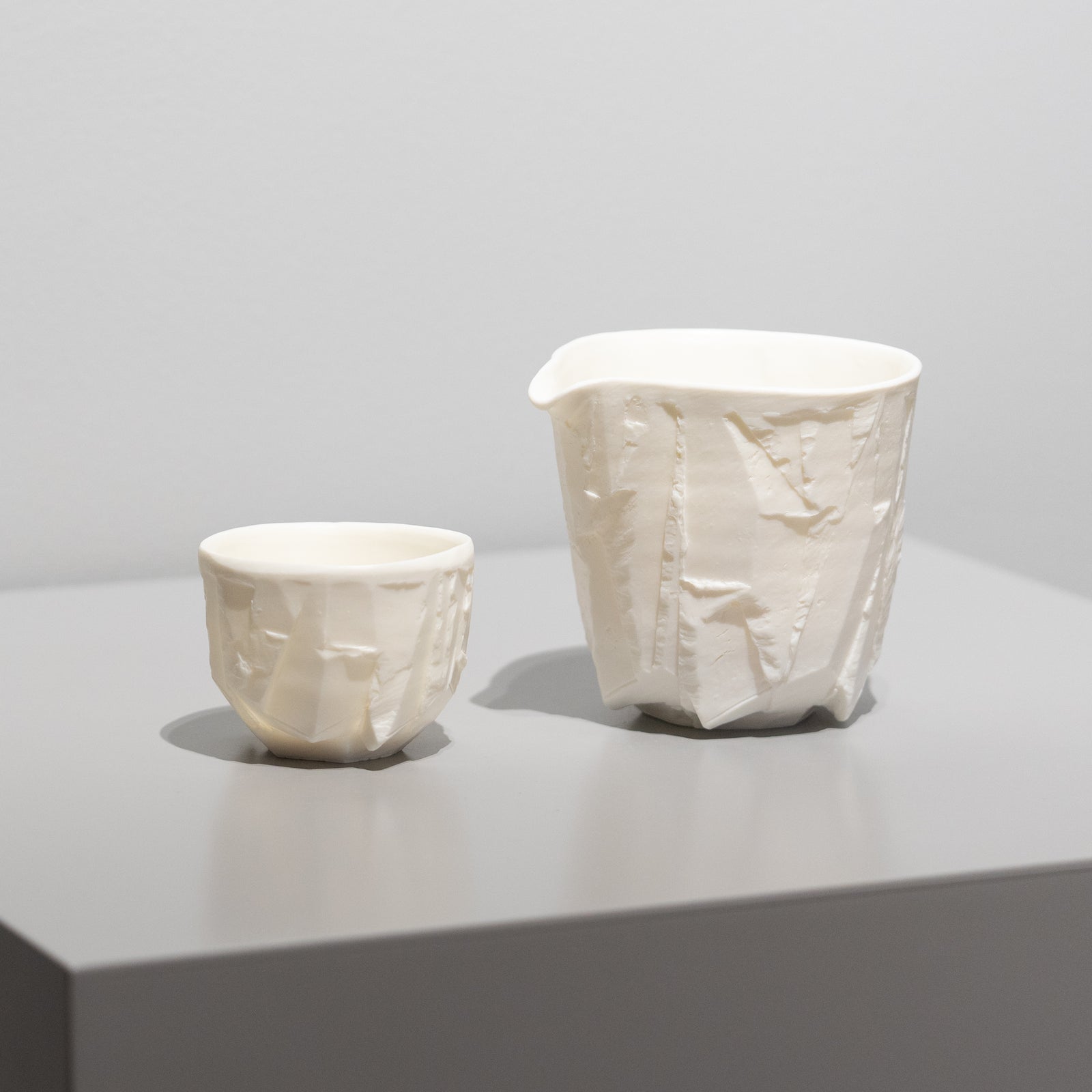 藤田祥 / 白備前ぐい吞（一点物） – HULS GALLERY TOKYO | 現代工芸