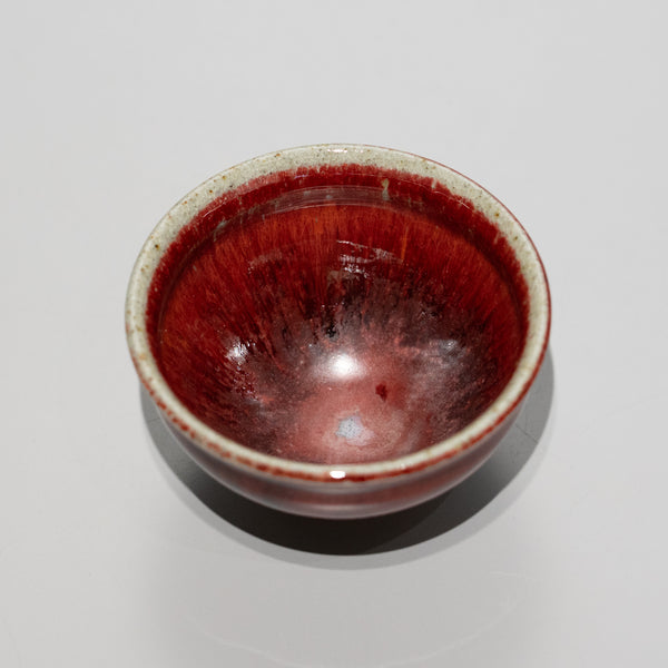 【酒器展】宗像利訓 / 朱彩天目杯（一点物）