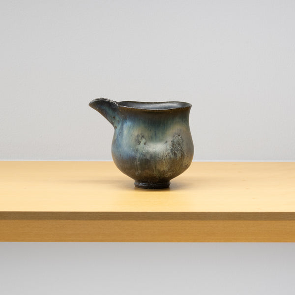 【酒器展】徳永榮二郎 / 黒有田 筒片口（一点物）