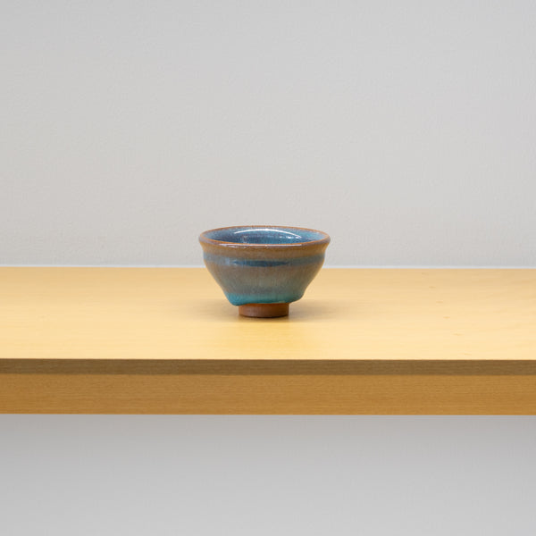 【酒器展】宗像利訓 / 翠彩天目盃（一点物）
