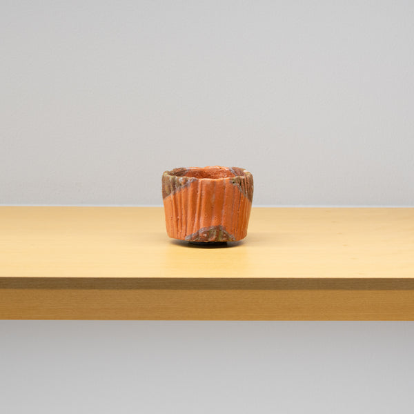 【酒器展】柳下季器 / 赤ぐい吞（一点物）
