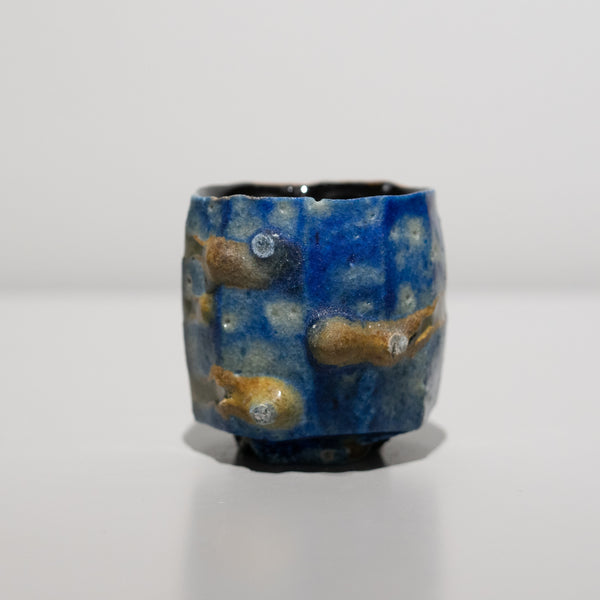 【酒器展】馬場隆志 / 窯変蒼ぐい呑 B（一点物）