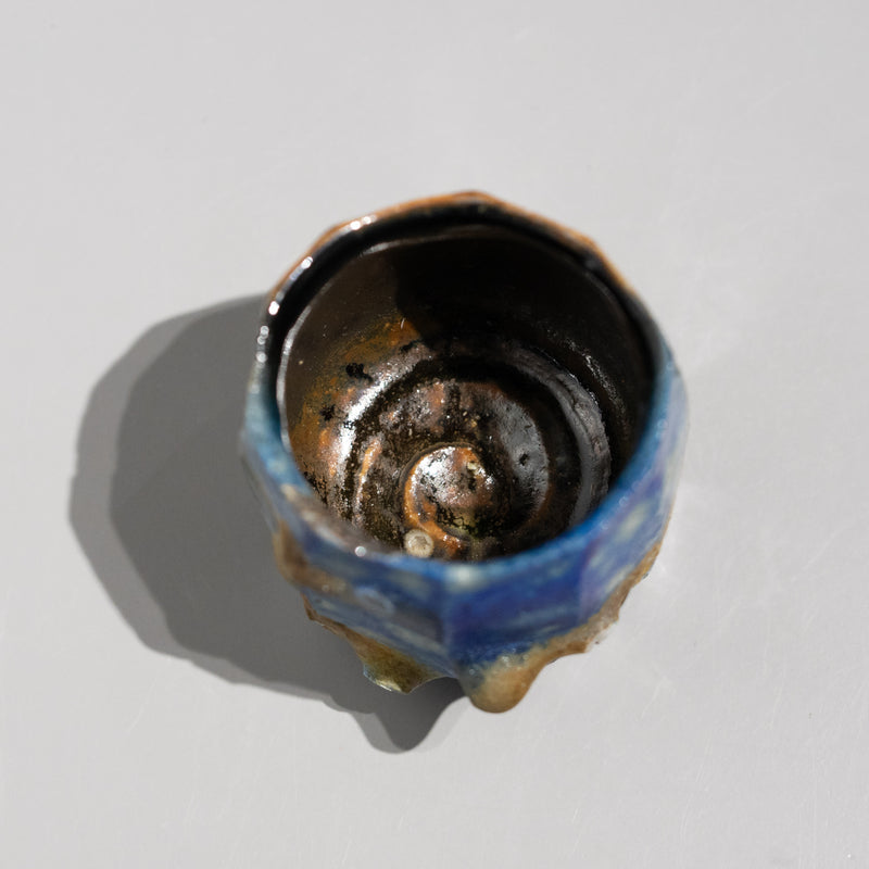 馬場隆志 / 窯変蒼ぐい呑（一点物）