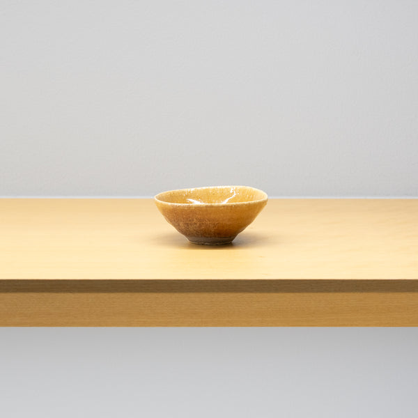【酒器展】森本仁 / 黄灰釉 酒盃（一点物）