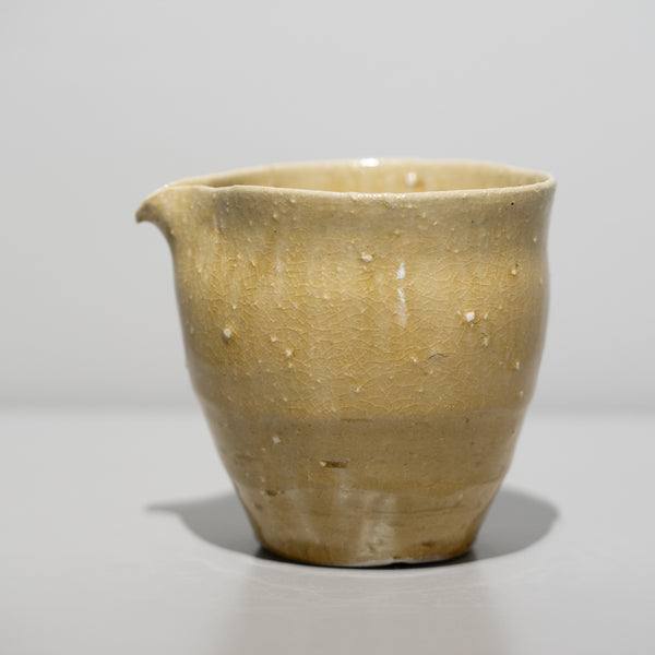 【酒器展】森本仁 / 黄灰釉 片口（一点物）