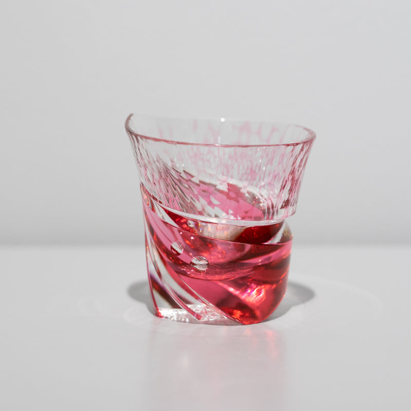 【酒器展】小川郁子 / 天開酒盃 金赤（一点物）