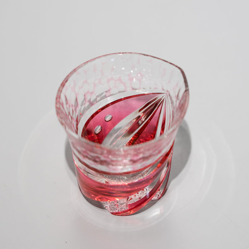 【酒器展】小川郁子 / 天開酒盃 金赤（一点物）