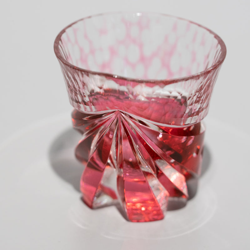 【酒器展】小川郁子 / 天開酒盃 金赤（一点物）