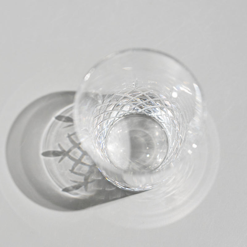 【酒器展】廣島晴弥 / Crystal Shot Glass（Lace）