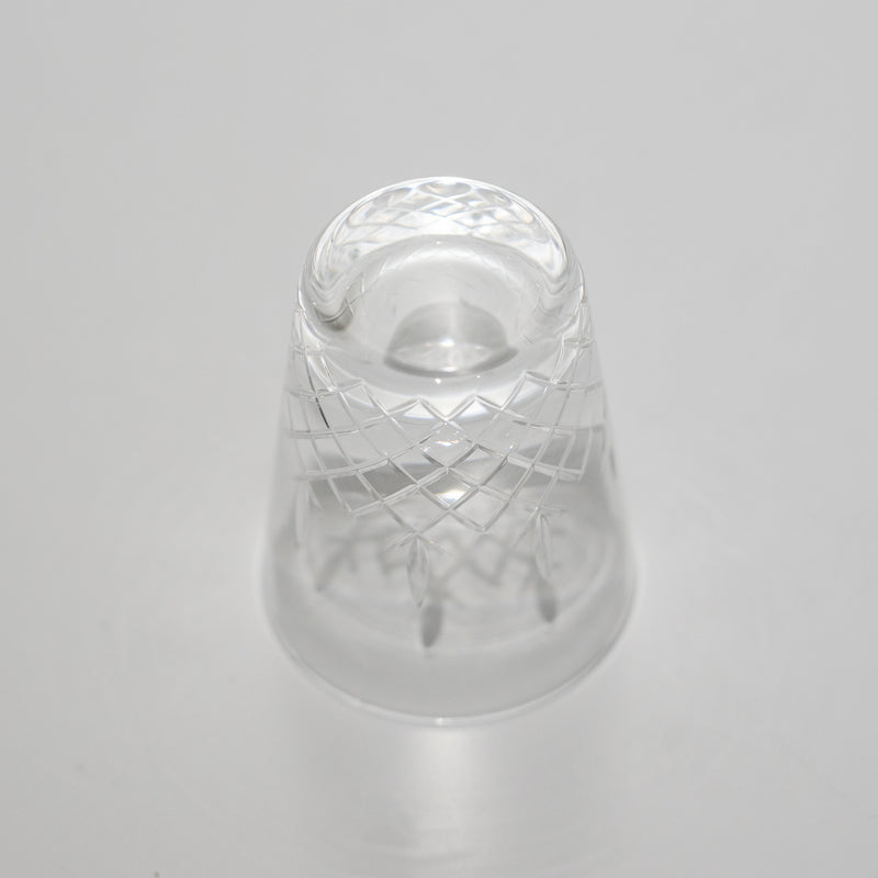 【酒器展】廣島晴弥 / Crystal Shot Glass（Lace）
