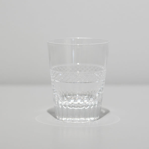 【酒器展】廣島晴弥 / Crystal Shot Glass（Check）