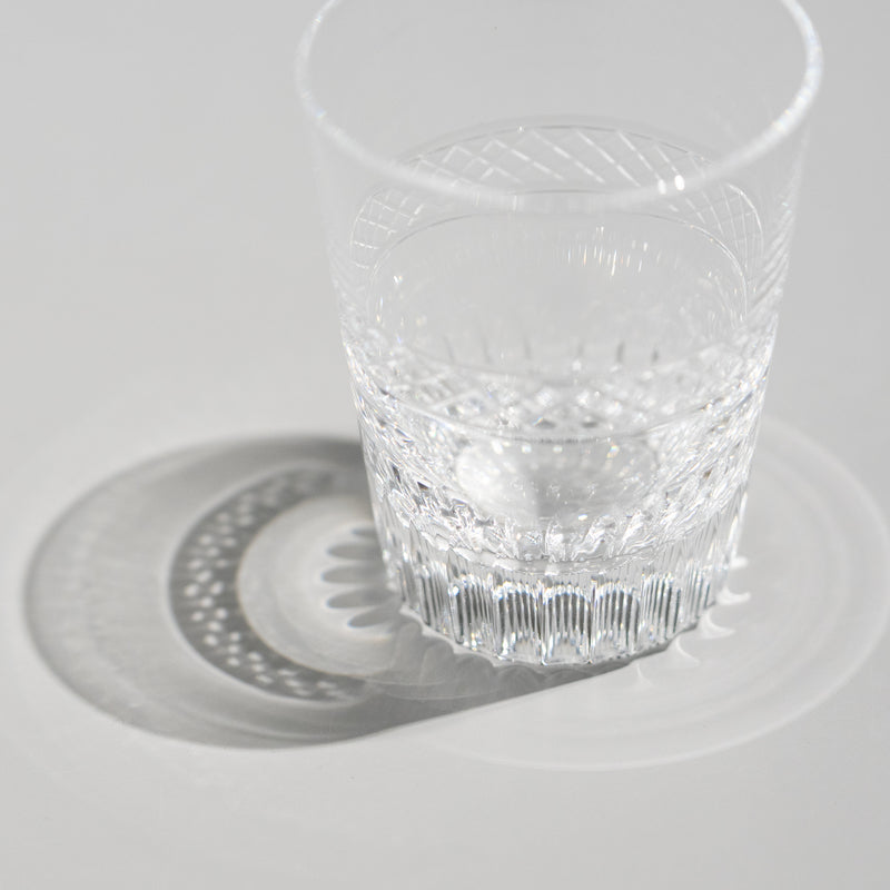 【酒器展】廣島晴弥 / Crystal Shot Glass（Check）