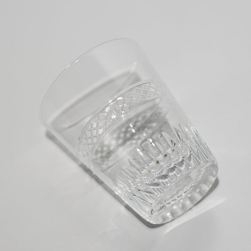 【酒器展】廣島晴弥 / Crystal Shot Glass（Check）