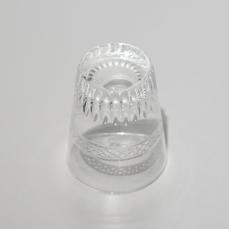 【酒器展】廣島晴弥 / Crystal Shot Glass（Check）