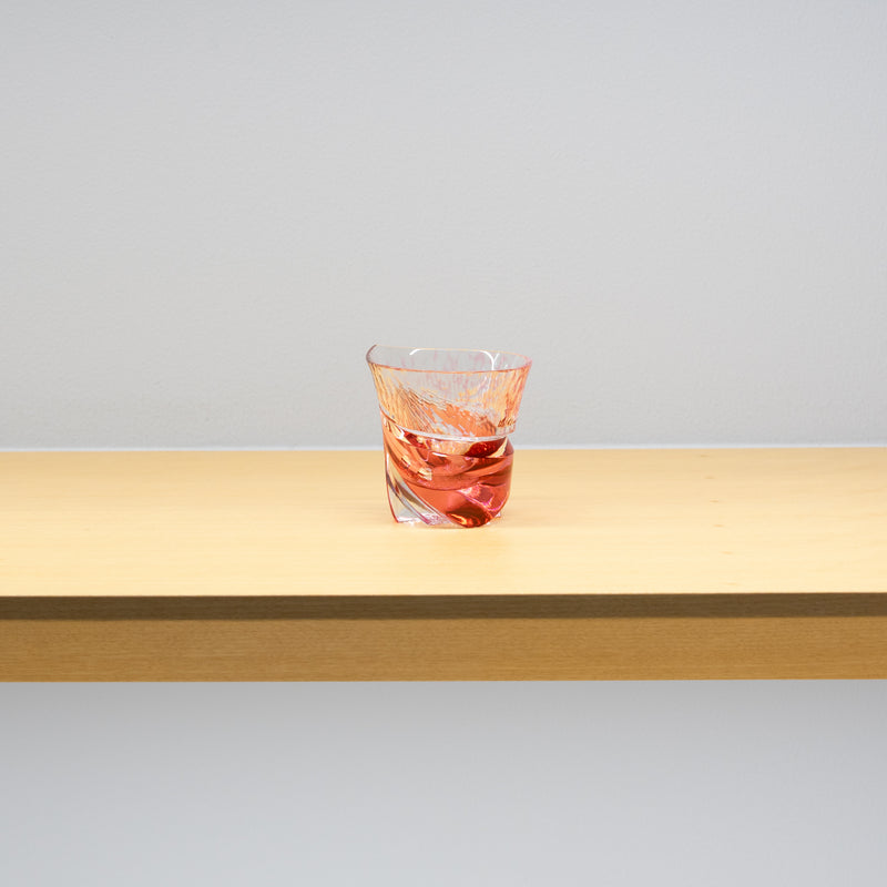 【酒器展】小川郁子 / 天開酒盃 金赤（一点物）