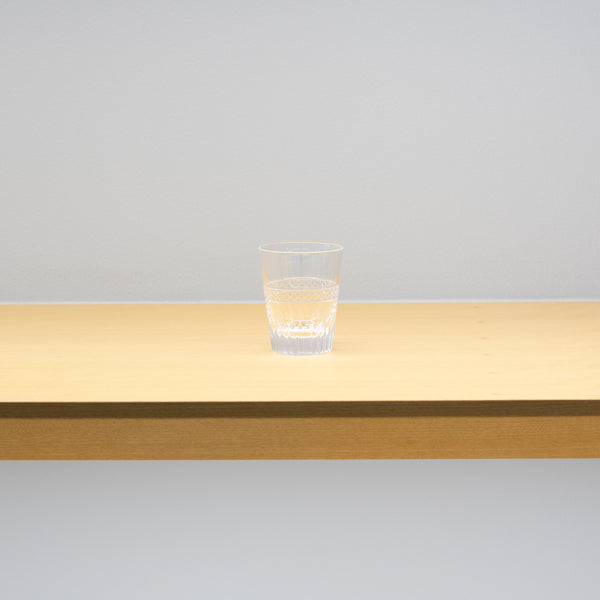 【酒器展】廣島晴弥 / Crystal Shot Glass（Check）