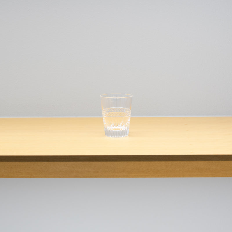 【酒器展】廣島晴弥 / Crystal Shot Glass（Check）