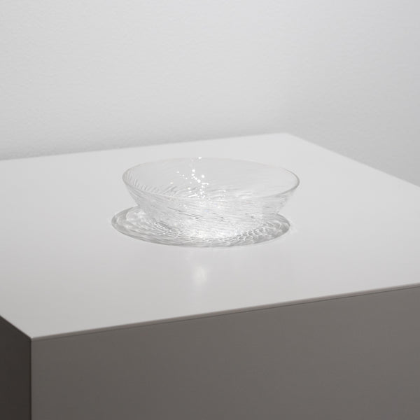 ボラゴ 丸形小皿（12cm）クリアー