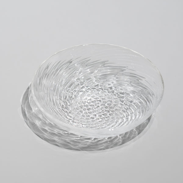 ボラゴ 丸形小皿（12cm）クリアー