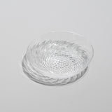 ボラゴ 丸形小皿（9cm）クリアー