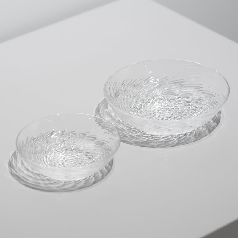 ボラゴ 丸形小皿（12cm）クリアー