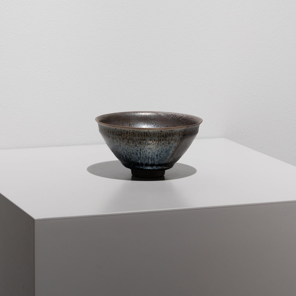 金属製 茶碗 銘入り 芸術品 金属製 茶碗 銘入り 芸術品 茶碗 | 古美術ささき