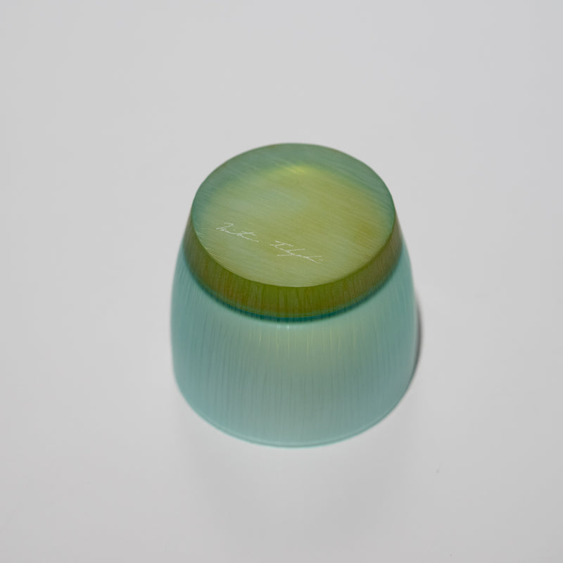<tc>Takeyoshi Mitsui / silence glass - Round (blue green × amber)</tc>
