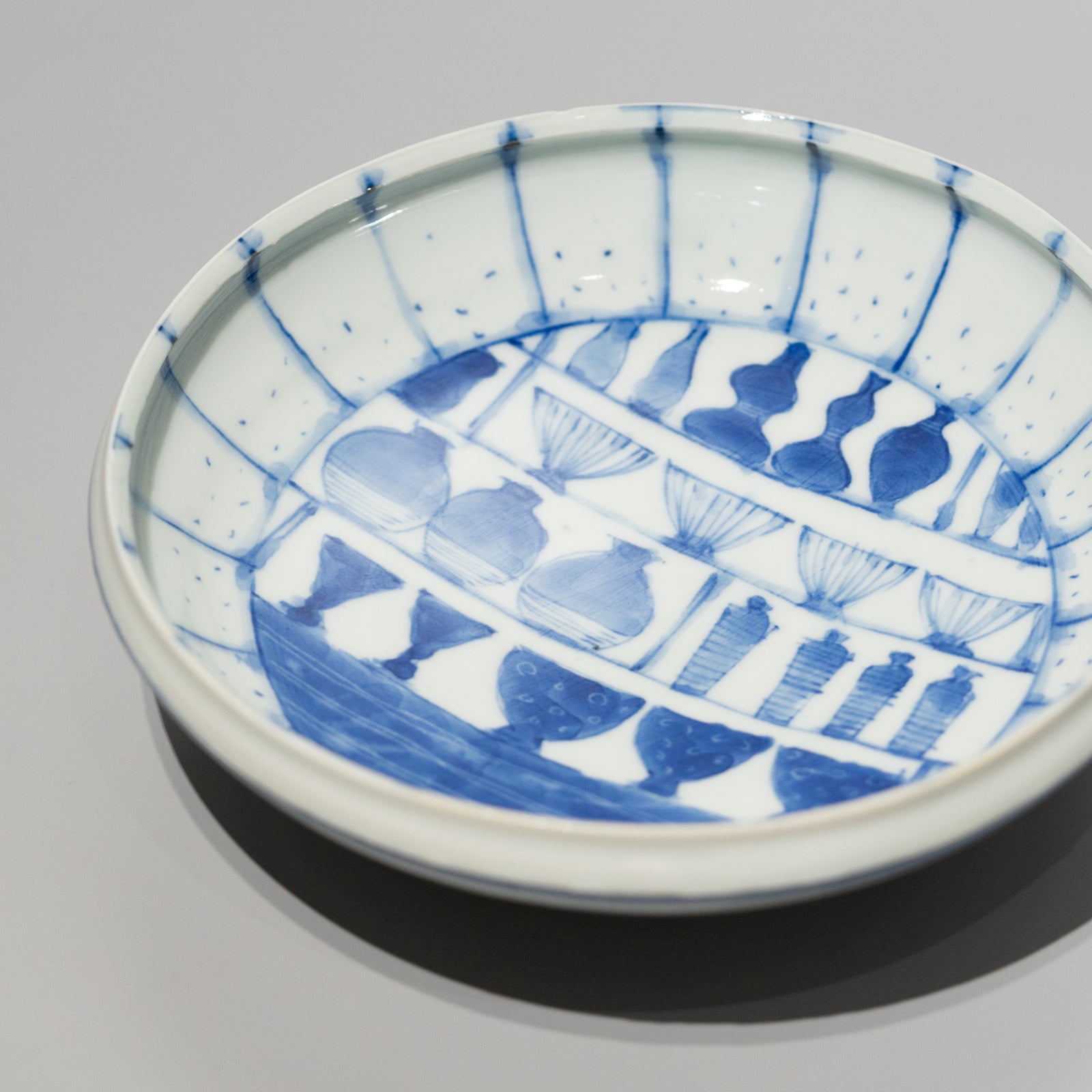 寺内信二 / 染付 預け鉢（一点物） – HULS GALLERY TOKYO | 現代工芸