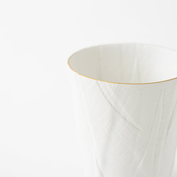 Ceramic Mimic Fabric / ビアマグ ゴールド - HULS Gallery Tokyo