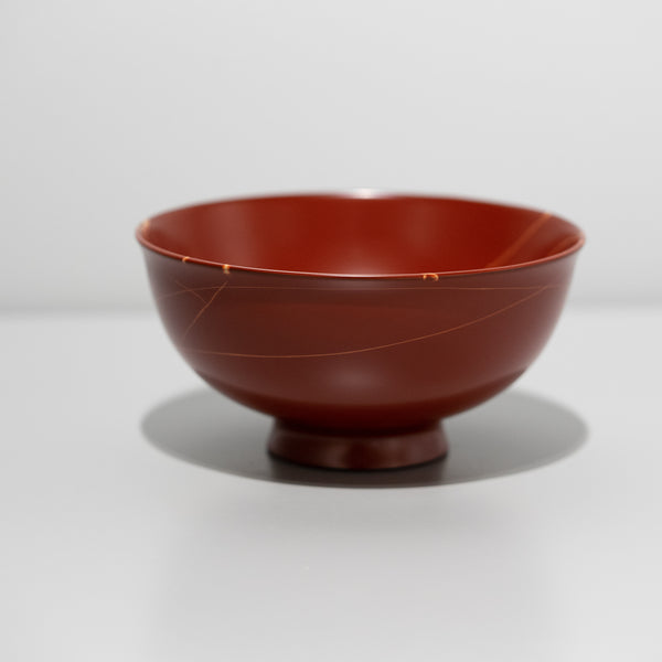 <tc>Takao Togashi / Strem-lined Soup Bowl (Vermilion)</tc>