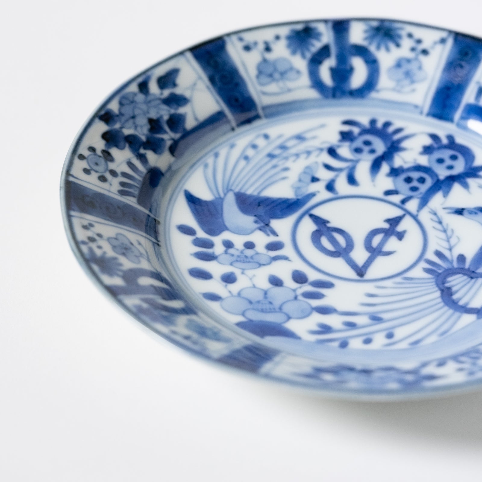 中国美術 芙蓉手 皿 φ15cm(K-XA717) 中国美術 芙蓉手 皿 φ15cm(K-XA717)