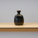 <transcy>Takashi Baba / Yohen Blue Sake Bottle</transcy>