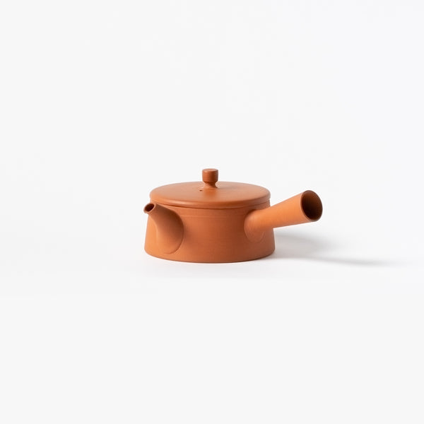 <tc>Seiji Ito / Red Clay Cylindrical Teapot</tc>