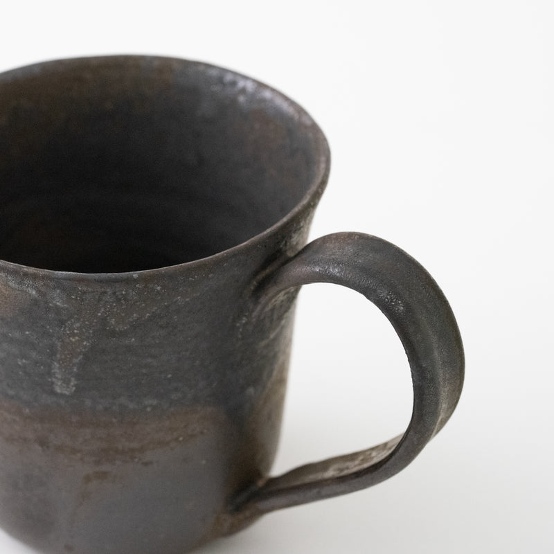 <transcy>Deep Black Glaze Coffee Mug</transcy>