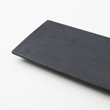 長角スレート皿（黒スレート釉） - HULS GALLERY TOKYO | 現代工芸ギャラリー