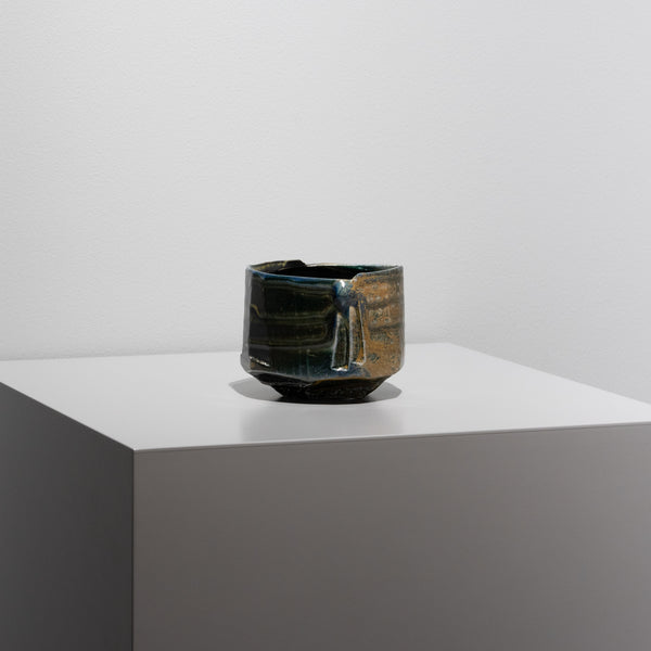<tc>Takashi Baba / Yohen Blue Tea Bowl</tc>