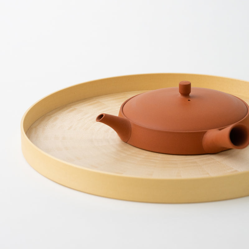 <tc>Seiji ito / Red Clay Flat Teapot (L)</tc>