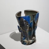 <tc>Takashi Baba / Yohen Blue Flower Vase</tc>