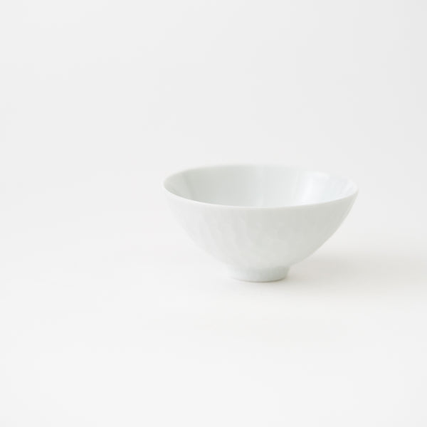 <transcy>White Hammered Pattern  (Lime) Sake Cup (Deep)</transcy>